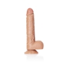 GODE RÉALISTE AVEC TESTICULES STRAIGHT 7 /18 CM REALROCK