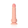 DILDO REALISTA CON TESTICULOS STRAIGHT 8 /20.5 CM FLESH REALROCK