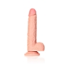 DILDO REALISTA COM TESTÍCULOS STRAIGHT 8 /20.5 CM FLESH REALROCK