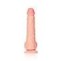 DILDO REALISTA COM TESTÍCULOS STRAIGHT 9 /23 CM FLESH REALROCK