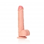 GODE RÉALISTE AVEC TESTICULES STRAIGHT 9 /23 CM REALROCK