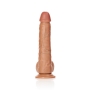 REALROCK STRAIGHT REALISTIC DILDO WITH BALLS AND SUCTION CUP 10 /25.5 CM