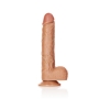 DILDO REALISTA CON TESTICULOS STRAIGHT 10 /25.5 CM REALROCK