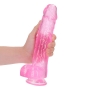 REALROCK REALISTIC DILDO WITH BALLS 10 /25.4 CM PINK