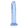 GODE STRAIGHT REALISTIC CRYSTAL CLEAR 6 /14.5 CM BLEU REALROCK