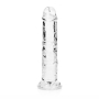 DILDO STRAIGHT REALISTIC CRYSTAL CLEAR 6 /14.5 CM TRANSPARENTE REALROCK