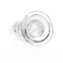 DILDO STRAIGHT REALISTIC CRYSTAL CLEAR 6 /14.5 CM TRANSPARENTE REALROCK