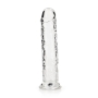 REALROCK STRAIGHT REALISTIC DILDO WITH SUCTION CUP 9 /23 CM TRANSPARENT