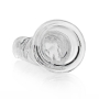 REALROCK STRAIGHT REALISTIC DILDO WITH SUCTION CUP 9 /23 CM TRANSPARENT