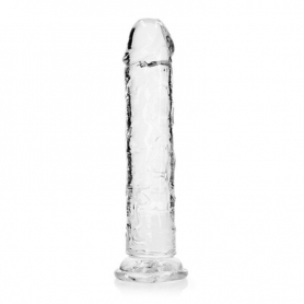 GODE STRAIGHT REALISTIC CRYSTAL CLEAR 9 /23 CM TRANSPARENT REALROCK