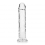 REALROCK STRAIGHT REALISTIC DILDO WITH SUCTION CUP 9 /23 CM TRANSPARENT