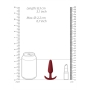 SHOTS TOYS SLIM BEGINNER BUTT PLUG RED