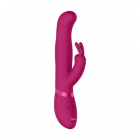 VIBRATEUR IZARA ROTATING BEADS RABBIT ROSE VIVE