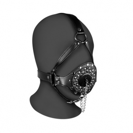 MÁSCARA CON MORDAZA CON FUNDA EXTREME OUCH!