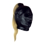 MASQUE NOIR AVEC UNE QUEUE DE CHEVAL BLONDE EXTREME OUCH!