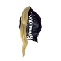 MASQUE NOIR AVEC UNE QUEUE DE CHEVAL BLONDE EXTREME OUCH!
