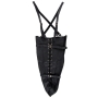 RESTRICTION DU BRAS LACE-UP FULL SLEEVE NOIR XTREME OUCH!