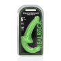 REALROCK STRAPLESS STRAP-ON GLOW IN THE DARK 6'' / 13,5 CM