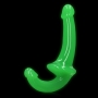 REALROCK STRAPLESS STRAP-ON GLOW IN THE DARK 6'' / 13,5 CM