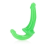 REALROCK STRAPLESS STRAP-ON GLOW IN THE DARK 6'' / 13,5 CM