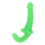REALROCK STRAPLESS STRAP-ON GLOW IN THE DARK 6'' / 13,5 CM