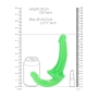 REALROCK STRAPLESS STRAP-ON GLOW IN THE DARK 6'' / 13,5 CM