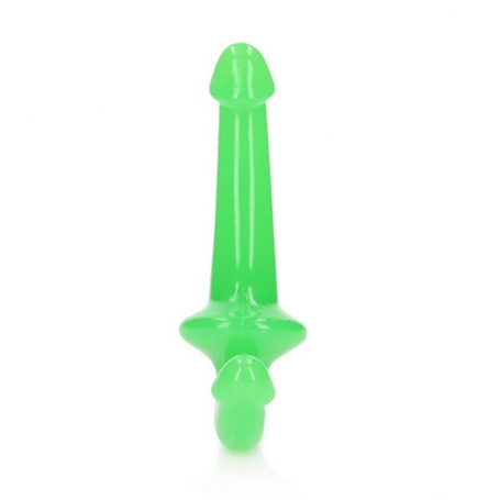 REALROCK STRAPLESS STRAP-ON GLOW IN THE DARK 6'' / 13,5 CM