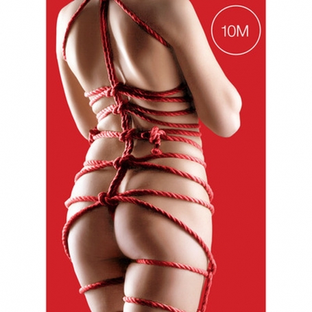 OUCH! JAPANESE SOFT SILK ROPE 32.8 FT /10 M RED
