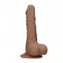 DILDO CON TESTÍCULOS TAN 7 /17 CM REALROCK