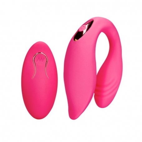 VIBRATEUR DE COUPLE AVEC TÉLÉCOMMANDE WILD STRAWBERRY LOVELINE