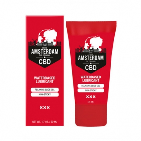 LUBRIFIANT À BASE D'EAU ORIGINAL CBD FROM AMSTERDAM 2 FL OZ 50 ML PHARMQUESTS
