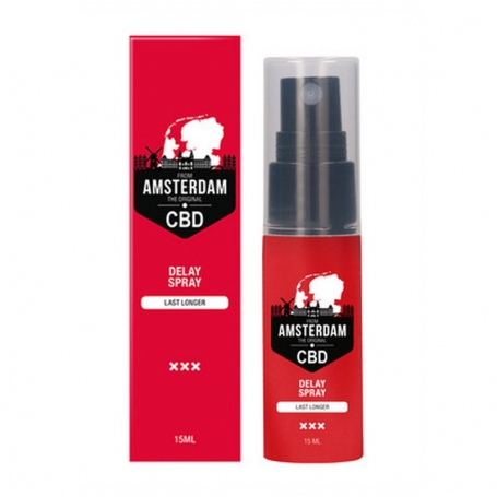 SPRAY RETARDATEUR POUR HOMME ORIGINAL CBD FROM AMSTERDAM 0.5 FL OZ 15 ML PHARMQUESTS