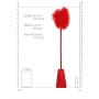 PLUMEAU AVEC CRAVACHE ROUGE OUCH!