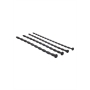 OUCH! SILICONE SPIRAL SCREW PLUG SET ADVANCED BLACK