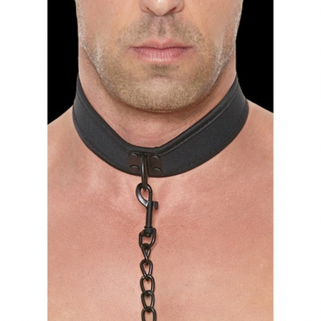 OUCH! NEOPRENE COLLAR WITH LEASH