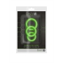 ENSEMBLE DE 3 ANNEAUX DE PÉNIS GLOW IN THE DARK OUCH!
