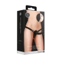 ARNÊS AJUSTÁVEL COM VIBRADOR PRETO OUCH!