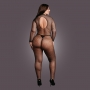 CATSUIT RÉSEAUTAGE TAILLE REINE NOIR LE DÉSIR