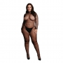 CATSUIT RÉSEAUTAGE TAILLE REINE NOIR LE DÉSIR