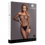 LE DÉSIR BODYSTOCKING OFFSHOULDER NECK BLACK