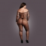CATSUIT DE REDE PRETO TAMANHO QUEEN LE DÉSIR