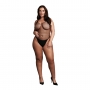 BODY DE REJILLA NEGRO TALLA REINA LE DÉSIR