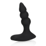 LOVELINE BEADED VIBRATING ANAL PLUG WITH REMOTE CONTROL LICORICE BLACK