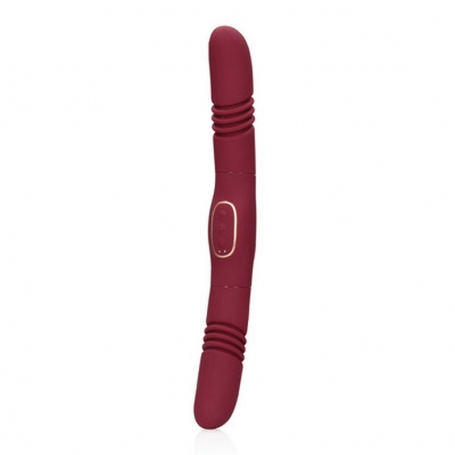 LOVELINE DOUBLE-SIDED THRUSTING VIBRATOR MERLOT GRAPE