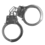 OUCH! METAL HAND CUFFS SILVER