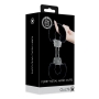 OUCH! FURRY METAL HAND CUFFS BLACK