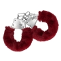 MENOTTES AVEC PELUCHE FURRY METAL ROUGE OUCH!