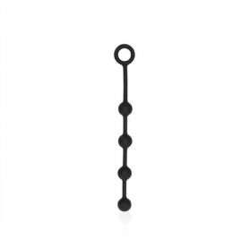 OUCH! SILICONE ANAL BALLS SMALL BLACK
