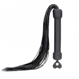 CHICOTE EM SILICONE PRETO OUCH!