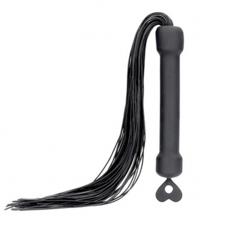 FOUET EN SILICONE NOIR OUCH!